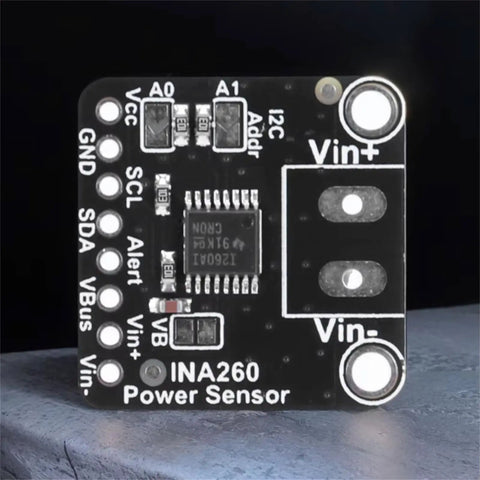 Top Shelf I2C Current Voltage Power Sensor Module With 1 Percent Accuracy And 16 Bit High Speed Readouts for factory energy systems.