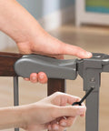 Using 12 Pc Black Hex Key Set With Full Loop Handles, Dogging Keys For Panic Exit Devices on a gate latch bolt