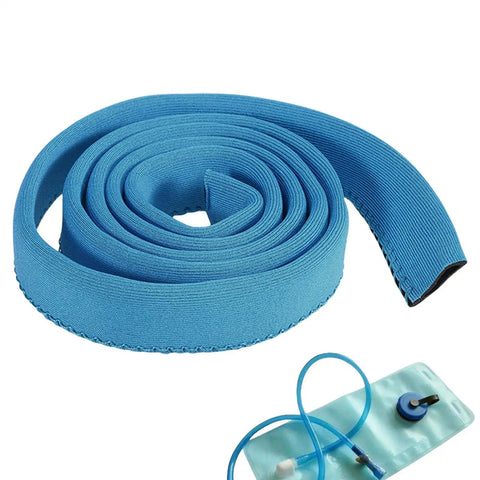 Blue Insulated Water Bladder Tube Cover Keeps Hydration Cold Or Hot Must Have For Hiking And Camping 92cm Hydration Hose Sleeve