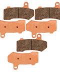 Beefy Sintered Copper Brake Pad Kit For Harley Touring Bikes 08 22 Road King FLHR FLHX Street Glide Front And Rear Pads