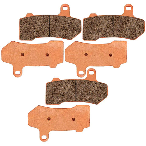 Beefy Sintered Copper Brake Pad Kit For Harley Touring Bikes 08 22 Road King FLHR FLHX Street Glide Front And Rear Pads