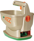 Hand Held Spreader With EdgeGuard Technology For Grass Seed Fertilizer And Weed Control Battery Powered Covers Up To 2500 Sq Ft