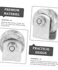 4-inch V-groove gate wheel, premium stainless steel for sliding gates and industrial pulleys, practical design for smooth operation.