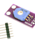 Rotation Angle Sensor Module SV01A103AEA01R00 With 10K Potentiometer Analog Voltage Output 5V DC Supply Rotary Position Sensor For Precise Angle Readings Trimmer Pot 4mm Mount Hole Built Tough For 300K Cycles, with pin header
