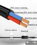 Polar Care Cube 6V Power Cord Replacement With On Off Switch 10 Foot DC Charging Cable 600mA Output cable detail view