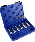 Six Piece HSS Drill Bit Set With 3/4 Inch Weldon Shank And 1 Inch Cutting Depth Fully Ground For Metal Wood And Aluminum in case