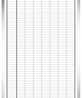 Magnetic Dry Erase Whiteboard For Production Scheduling, Wall Mounted With Aluminum Frame, 36 by 24 Inches