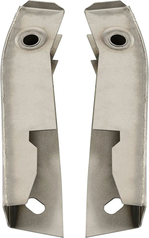 Jeep Wrangler YJ Rear Shackle Mount Frame Rust Repair Kit, Steel Pair, showing detailed shackle mount design for 1987-1995 models