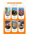 Heavy Duty Telescopic Forklift Handler With 7 To 18 Meter Intelligent Boom Extension And 4WD Mobile Telehandler used in bridge construction.