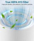 Mini Max Replacement Filter For Blue Pure Mini Max Air Purifier Plug And Play Fit, High Efficiency Filtration, Captures Dust, Allergens, Pet Dander, Smoke, Odors, Long Lasting Replacement For Small To Medium Rooms, HEPA H13 pleated filter
