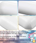 8-Piece PTFE Magnetic Stir Bar Set For Lab Use, White Stainless Steel Lab Workhorse Stir Plate Magnets, 30 mm 1.18 Inch, Corrosion-Resistant Abrasion-Resistant, Smooth Surface, Stable Speed, No Burrs, High-Rotation Stirring close-up