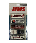 Jaws Fandages Collectible Fashion Bandages Set With 25 Sterile Latex Free Bandages Featuring 5 Sheets Of 5 With Stylized Jaws Artwork