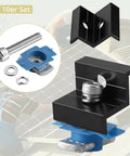 10 Pack Solar Panel End Clamps For Standard Unistrut Aluminum 30mm And 35mm Mounting Brackets With Nuts Bolts Kit
