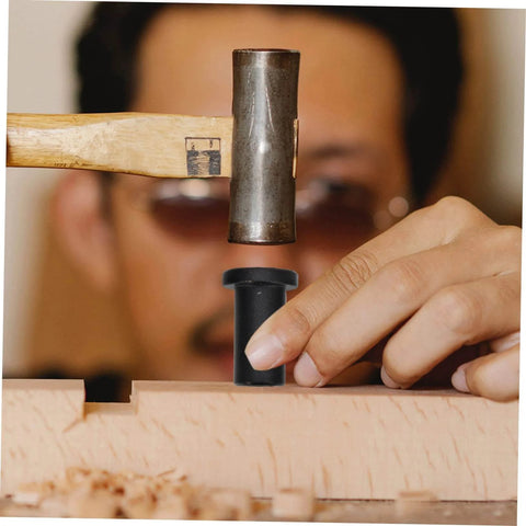 Person installing 4 Sets Sliding Barn Door Spacers Kit With Adjustable Carbon Steel Track Connectors and Screws for secure alignment.