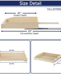 Smooth Glide Pull Out Cabinet Organizer Heavy Duty Wood Drawer Slide For Kitchen Base Cabinets And Pantry Storage With Soft Close Bottom Mount Setup Is A Total Game Changer For Your Sweet Home size detail with dimensions 25.5x21.5x4 inches.