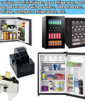Refrigerator Starter PTC Start Relay 4.7 Ohm 1 Pin With 6750C0005P Overload Protector Replacement for LG and Vissani mini fridges shown