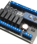 Plug And Play PLC Module 100 V2 SMD For Arduino Nano with 4 AI, 4 AO, 0-10V, I2C, 12-24V DC, Arduino IDE Compatible, maker friendly