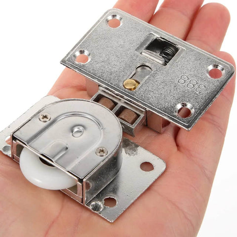 Cabinet Sliding Roller Wheels Zinc Alloy Sliding Door Hardware for Wardrobe Closet Barn Door Accessories Durable Wardrobe Wheel 388