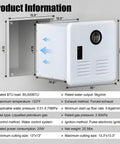 No Fuss Tankless Gas Water Heater Serving Up Instant On The Fly Hot Water For Camper RV Camping with dimensions and specifications.