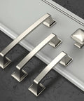 25 Pack Brushed Satin Nickel Cabinet Pulls 5 Inch Hole Center For Kitchen Cabinets And Vanities Pro Grade Zinc Alloy Hardware