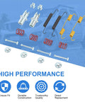 Rear Parking Brake Hardware Kit Replacement For Altima Murano Pathfinder Frontier Maxima with springs and bolts