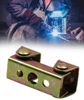 Heavy Duty Adjustable V Type Welding Clamps Stainless Steel Set Of 4 For Metalwork And DIY Projects Secure Hold Strong Grip close-up view