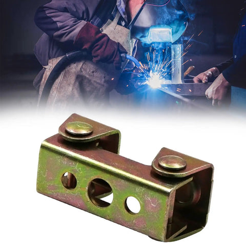 Heavy Duty Adjustable V Type Welding Clamps Stainless Steel Set Of 4 For Metalwork And DIY Projects Secure Hold Strong Grip close-up view