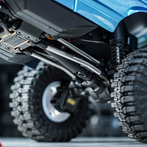 High Clearance Stainless Steel Chassis Links Set For 1 18 RC Crawler Upgrade Fits Redcat Ascent 18 And Scout II Bent Links