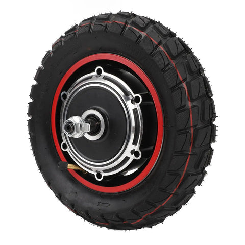 10 Inch Hub Motor For Electric Scooters With 48V 800W Power Pneumatic Tires Rear Wheel Drive Brushless Aluminum Alloy Construction Off Road Ready Beefed Up Torque 250 To 1000 RPM Weather Resistant For Smooth Acceleration