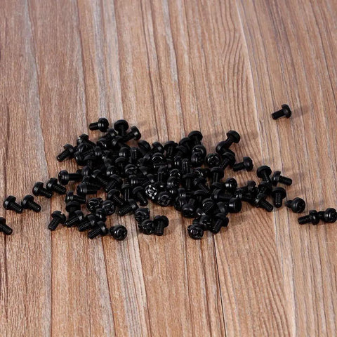 Dope Nylon Hex Spacer Kit With M2 M3 M4 Sizes 100 Piece Set Includes Plastic Spacers Screws And Nuts Male And Female Standoffs For Electronics And 3D Printing DIY Projects With Metric Threading, black nylon screws on wood