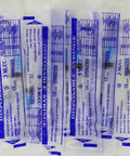 Disposable 3ml 23ga Plastic Syringe With Measurement For Lab And Industrial Use Luer Lock Secure Cap No Air Leaks 100 Pack Individually Wrapped sterile packs