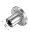 LMF10UU Linear Ball Bearings 10X19X29MM Round Flange Base with double sealed nickel plated steel for CNC machines and 3D printers