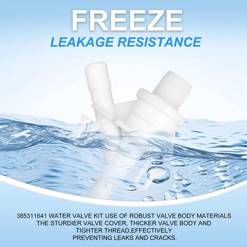 RV Toilet Valve Kit Easy Install Replacement for Pedal Flush Toilets 300 301 310 311 320 321, Compatible Upgrade for Camper And Motorhome Plumbing With A Reliable Seal And Long Lasting Performance For Stress Free RV Use, white leak-resistant valve