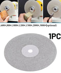 Heavy Duty 4 Inch Grinding Disc For Crystal Agate And Jade Polishing High Efficiency Flat Lap Tool With 120 To 3000 Grit Options on display.