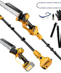 2 In 1 Cordless Pole Saw And Mini Chainsaw With 8 Inch Bar, Brushless Motor, Accessories, No Battery Included