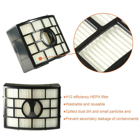 APEX DuoClean Vacuum Brush Roll And Filter Kit Replacement HEPA filter for AZ1000W AZ1002 AX951 AX952 Upright Vacuum