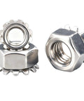 Badass 304 Stainless Steel K Type Lock Nut built tough, anti-vibration design for hot rods and garage builds.