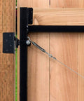 Heavy Duty Full Frame Gate Kit with Steel Hardware and Truss Cable preventing gate sagging, wood fence, 36 to 60 inches opening.