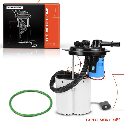 Front view of Drop In Electric Fuel Pump Module With Pressure Sensor For Chevy Traverse 2009 2017 V6 3.6L GMC Acadia Replacement M100059