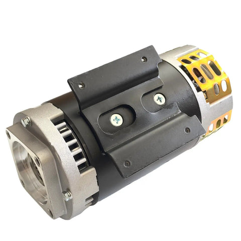 Brand New 24V DC Electric Motor For Genie Scissor Lift GS1930 Heavy Duty 4.5 HP Hydraulic Power Unit Replacement OEM Grade 40844GT close-up view