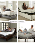 People relaxing on adjustable beds using Adjustable Bed Power Supply Adapter Replacement Cord Kit For Ergo Extend Sealy Ease Serta.