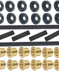 12-piece A-Arm Bushing Bolts Rebuild Kit For Yamaha ATVs All In One Seal Cover Set For Raptor 125 250 700 Banshee 350 YFZ450