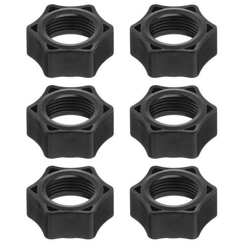 6 Pack 17mm Ball Adapter Tightening Nuts For Car Phone Mount Replacement Parts Screw On Nut Ring For 17mm Ball Heads