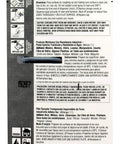 Back packaging of Two Part Epoxy Adhesive Paste In 1 Oz Double Syringe, instructions and product details visible