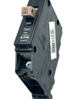 CH Series 20 Amp Single Pole Circuit Breaker 120 To 240 Volt AC With 10kA Interruption Capacity Standard Toggle 1 Pole Ideal For Home Panel Upgrades And DIY Electrical Projects CHF120-1, angled view