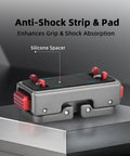 Magnetic Quick Release Base For Insta360 X5 And Ace Pro Series on table, features anti-shock strips, aluminum alloy, silicone spacer