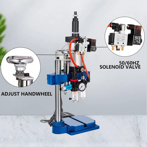 Pro Grade Pneumatic Punch Press Machine Heavy Duty Air Powered Hole Puncher For Copper Aluminum Or Plastic Adjustable Stroke Pressure Shop Ready Built Tough For Daily Grind Work