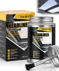 Headliner Repair Kit With Brush Adhesive For Cars, Heavy Duty Quick Bond For Fabric Leather Plastic Roof Liners, 150ml