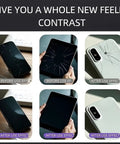 Phone Screen Scratch Remover Kit For Smartphones, Tablets And Smartwatches, Universal Repair Solution showing before and after effects.