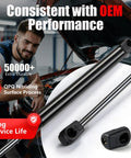 Top Tier Rear Window Lift Support Struts For 2008 To 2012 Ford Escape And Mercury Mariner 6260 Gas Shock Spring Easy On Easy Off 4 Door SUV Hatch Glass displayed with durability features.